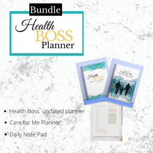 Load image into Gallery viewer, Ultimate Health & Care Bundle: Medical Planner, Care for Me Planner & Daily Task Notepad