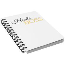 Load image into Gallery viewer, Health Boss 5x7 Spiral Journal