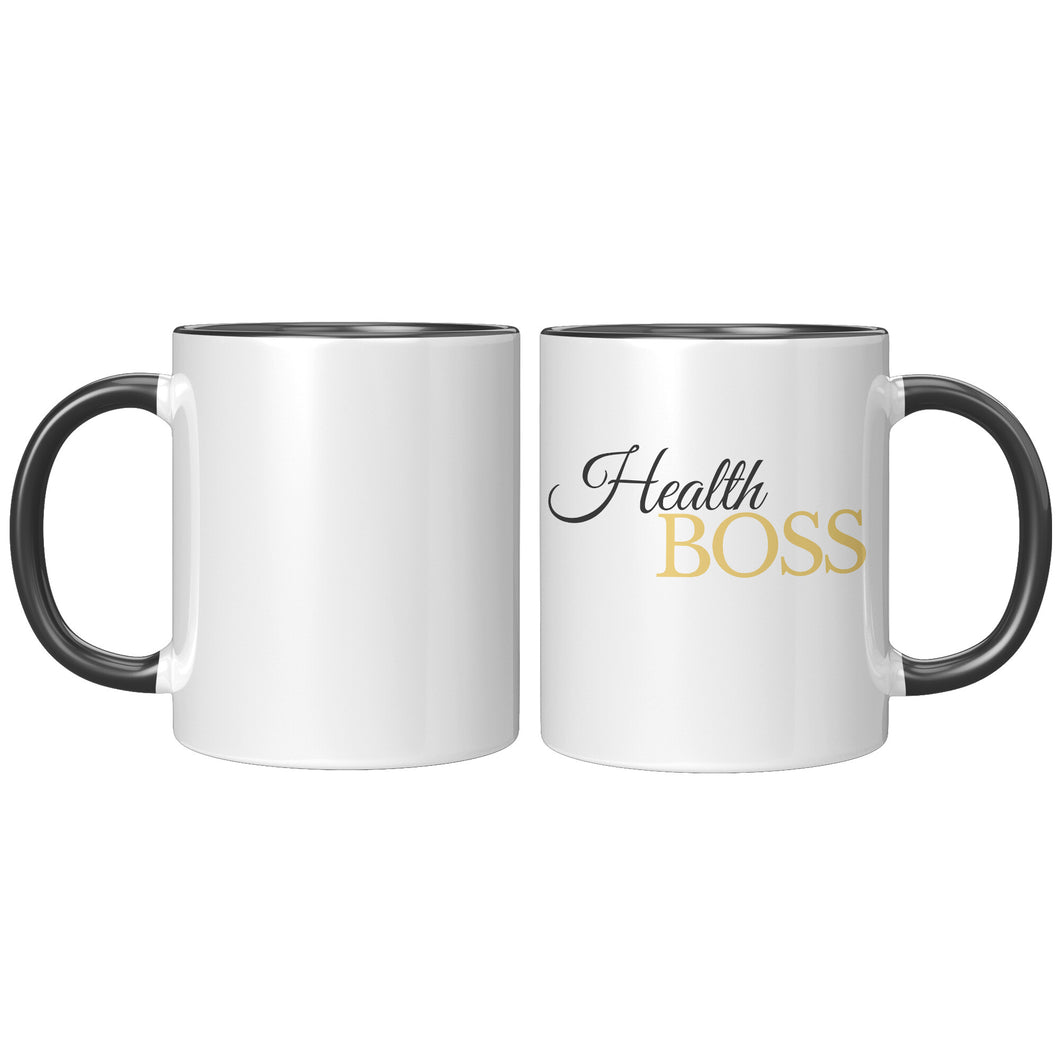 Health Boss 11oz Mug -- Right Hand