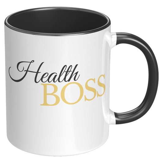 Health Boss 11oz Mug -- Right Hand