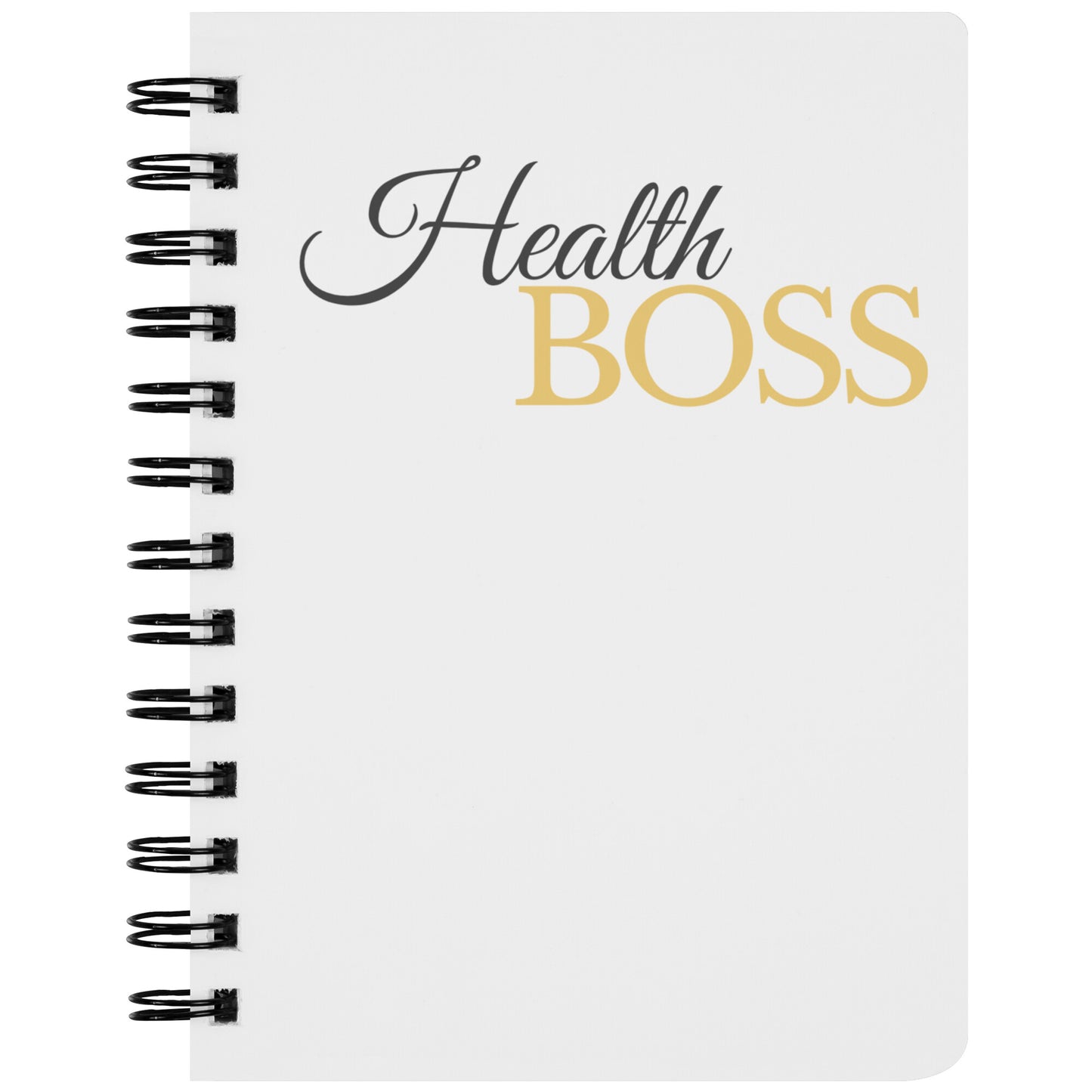 Health Boss 5x7 Spiral Journal