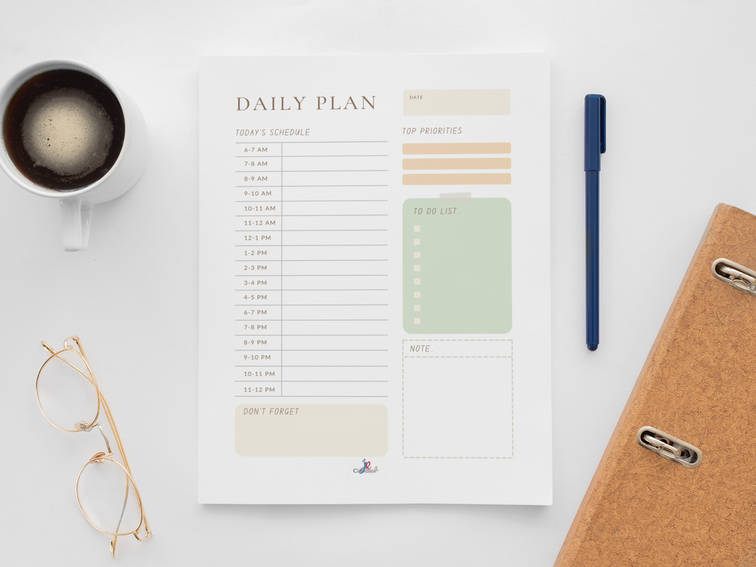 Health Boss Daily Task Notepad - Stay Organized and Productive